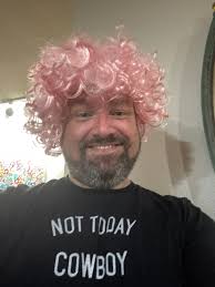The kids thought the pink wig and singing Backstreet boys was extreme for  parent teacher night. Especially for the dance teacher , where I swore I  can do a cart wheel (I