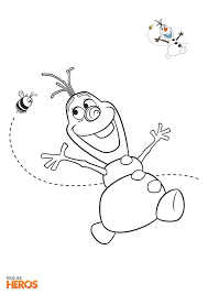 coloriez olaf le bonhomme de neige plus cool du monde entier coloriage frozen disney 겨울왕국 색칠놀이 bambi flower and thumper coloriages