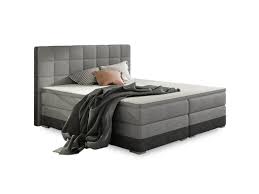 Mobilier, canapés, salle à manger, cuisine, tv dernier cri, ordi, les meilleure. Lit Coffre Matelas Aldo 180cm Tissu Gris Vente De Lit Adulte Conforama