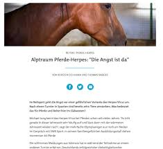 Fieber bei hunden kann in schüben auftreten, oder auch ein dauerzustand sein. Alptraum Pferde Herpes Pferde Fit Vital