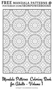 Free Mandala Patterns Coloring Pages For Adults For More 49 Patterns Visit Http Www Am Designs Coloring Books Pattern Coloring Pages Mandala Coloring Pages