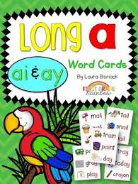 Birds That Start With A Vowel Long A Ai Ay Word Cards Word Cards Ai Ay Pocket Chart