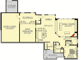 Plan 73401hs Luxury Home Plan With 4 Season Porch And Indoor Sport Court Luxury House Plans House Plans House Plans Farmhouse