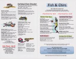 The fish—we use cod, but any flaky variety people can be intimidated by cooking fish for tacos, but don't be! Harbor Fish Cafe Menu Carlsbad Evan S Menus