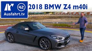 While we were sent the more powerful version of the car, it's hard to imagine the possibly too fast. 2018 Bmw Z4 M40i G29 Ausfahrt Tv