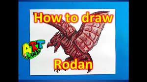 Rodan, the mysterians, and varan the. How To Draw Rodan From Godzilla King Of The Monsters Youtube