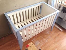 Then, begin by attaching the bottom and top 2x2s to the 2x10s placing your wood screws as shown in img 2. Make Children S Furniture Build Your Own Cot Changing Table And Cupboard