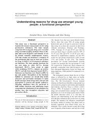 Beberapa tahun lalu, orang tuanya tewas dalam… Pdf Understanding Reasons For Drug Use Amongst Young People A Functional Perspective