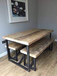 Check spelling or type a new query. Large Reclaimed Wood Dining Table And Benches Www Reclaimedbespoke Co Uk Wood Dining Room Table Reclaimed Wood Dining Table White Dining Room