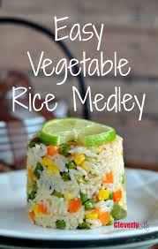 Easy Vegetable Rice Medley Recipe Cleverly Me South Florida Lifestyle Blog Miami Mom Blogger Recipe Rice Medley Vegetable Rice Cooking Recipes Healthy