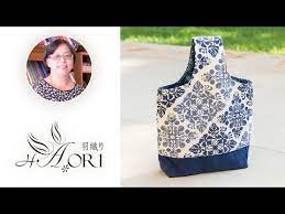 手作教學 台灣羽織x 羅靜文老師 脇邊口袋購物袋 可下載紙型 youtube sewing bag bags diy tutorial