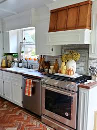 kitchen makeover with touches of fall