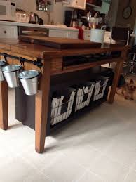 Old Library Table Beat Up To Kitchen Island Homemade Kitchen Island Kitchen Island Table Kitchen Design Diy