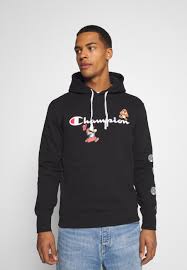 Shop the official champion store for our fleece pullover crew for men. Champion Rochester Hooded Nintendo Sweatshirt Black Schwarz Zalando De