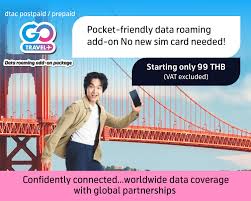 Dtac offers both postpaid and prepaid internet packages, numbers with special promotional prices, and online services for the need of transactions on smartphones that are easy, convenient, and secure. Dtac Go Travel Pocket Friendly Data Roaming Add On No New Sim Card Needed Dtac
