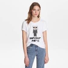 Also set sale alerts and shop exclusive offers only on shopstyle uk. Bonjour Paris Doll Tee Tops Sweaters Sale Karl Lagerfeld Paris Karl Lagerfeld Paris