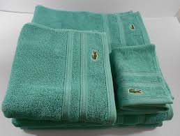 Discover our extensive range of lacoste sale online at house of fraser. Lacoste 6 Piece Green Bath Towel Washcloth Set Free Shipping Lacoste Green Bath Towels Grey Bath Towels Dark Blue Grey