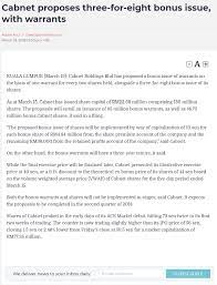 Initial public offering untuk semua telah dibuka iaitu syarikat mestron holdings berhad. Cabnet Holdings Berhad Cabnet