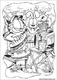 Desenhos do garfield para colorir e imprimir. Desenhos Para Pintar E Colorir Garfield Imprimir Desenho 029