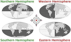 Here Is A Picture Showing How The Earth Is Divided Into Four Hemispheres The Northern Social Studies Education Homeschool Social Studies Homeschool Geography