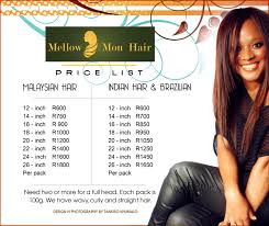 Find here online price details of companies selling virgin human hair. Price Lists Mellow Mon Hair