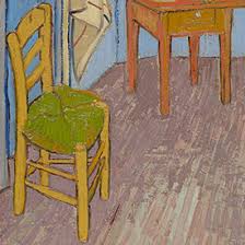 During his stay in the hospital van gogh painted a few pictures with the view from his bedroom, but this painting is the only one nocturne. The Chair Explore The Paintings Van Gogh S Bedrooms