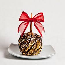 Snickers Chocolate Peanut Caramel Apple Etsy Chocolate Caramel Apples Gourmet Caramel Apples Caramel Apples
