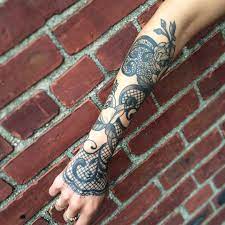 Lace patterned cross tattoo on the thighs. 60 Best Lace Tattoo Designs Meanings Sexy And Stunning 2019