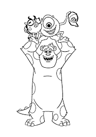 There are tons of great resources for free printable color pages online. Sally And Mike Wazowski Have Fun Coloring Book Razukraski Com