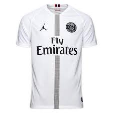 Order cheap soccer jerseys from china via jersey777, free shipping. Psg Air Jordan White 2018 19 Stadium Third Futbol Soccer Club Kit Calc Www Worldsoccerfootballshop Com Futbol Soccer Psg Soccer Shirts