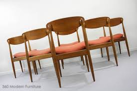 Mid Century Parker Set Of 6 Spadeback Teak Dining Chairs Vintage Retro Danish Teak Dining Chairs Parker Furniture Furniture