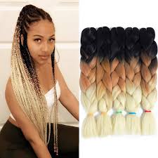 They are a very versatile style, so that has a lot to do. Jumbo Braiding Hair Crochet Braids 5pcs Jumbo Box Braid Twist Braiding Hair Synthetic Crochet Hair Extensions 3 Tone Black Brown Beige 24 Inch Buy Online In Belize At Belize Desertcart Com Productid 142597796
