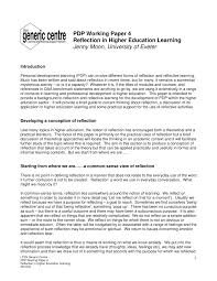 They consisted of jotted notes and mental. Pdf Pdp Working Paper 4 Reflection In Higher Education Learning