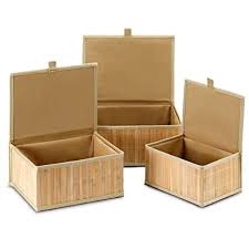 Containers fits perfectly under any bed for added out of the way storage space. Buy Honygebia Storage Baskets With Lids Bamboo Decorative Storage Bins For Organizing Set Of 3 Wicker Lidded Basket With Woven Cloth Liner For Desk Kitchen Bedroom Shelf Organizer Large Medium Small