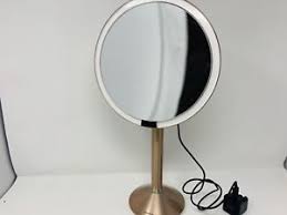Simplehuman Sensor Lighted Makeup Vanity Mirror Pro 8 Round Rose Gold Stainless Steel Rechargeable And Cordless For Sale In Hinsdale Il Offerup