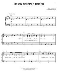 Up On Cripple Creek By The Band Robbie Robertson Digital Sheet Music For Download Print Hx 260280 Sheet Music Plus