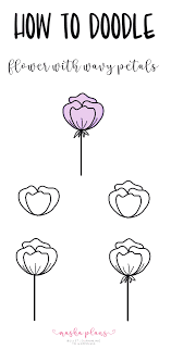 15 Simple Step By Step Flower Doodles For Your Bullet Journal In 2020 Flower Doodles Doodles Bullet Journal Doodles