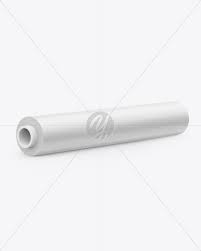 Matte Paper Roll Mockup In Packaging Mockups On Yellow Images Object Mockups