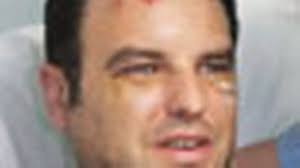 Thrown into path of train