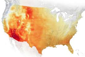 Each state has been abbreviated with two letters. Records Fall In Early Summer Heatwave