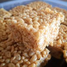 Caramel Rice Treats Chops Changes Recipe In 2020 Rice Krispy Treats Recipe Vegan Rice Crispy Treats Crispy Treats