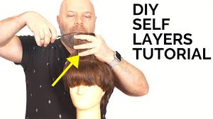 Cutting your own hair shaggy. Diy Haircut How To Layer Your Own Hair Thesalonguy Youtube