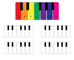 Kids printable piano practice sheet. Color The Piano Keys Worksheets Teaching Resources Tpt