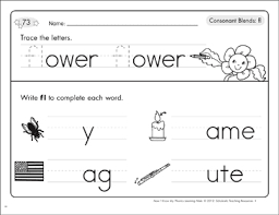 Entire library worksheets first grade reading & writing beginning blends 1. Consonant Blends Cl Phonics Learning Mats Printable Skills Sheets