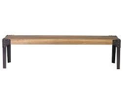Weiß es ist möglich, schmücken das produkt in jeder farbe auf. Industrielle Design Bank Metall Und 180 Cm Madison Miliboo