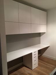 Paint The Background All The Elements And The Floor In Glossy White Small Home Offices Home Office Design Ikea Home Office