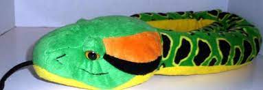 Wild Republic Large Yellow Green Anaconda Snake 54 Big Stuffed Plush Doll Toy Wildrepublic Plush Dolls Green Anaconda Anaconda Snake