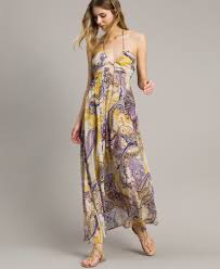 La mode créative, intemporelle et accessible. Robe Longue Avec Motif Cachemire