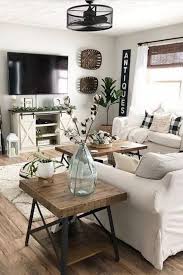 Diy Farmhouse Living Room Decor Ideas In 2020 Farmhouse Decor Living Room Farm House Living Room Apartment Living Room