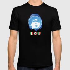 Prodotto ufficiale kappa napoli della linea allenamento ufficiale a disposizione dei giocatori durante le sedute a castelvolturno. Ssc Napoli Maradona T Shirt By Khaled Society6